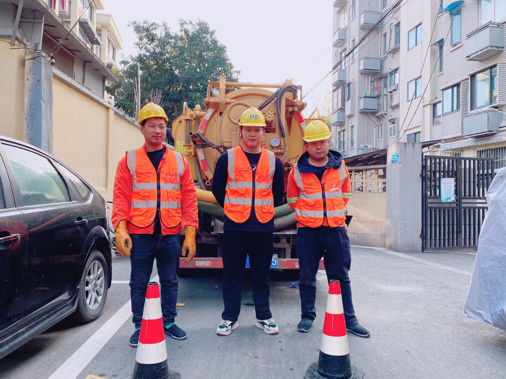 紫金小营南京某小区管道清淤检测施工